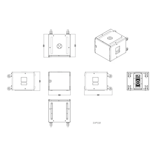 Martin Audio SXP118 Активный сабвуфер, 1000 Вт., 18", DSP, Dante