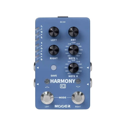 Mooer M729 Harmony x2 Гитарная педаль эффектов