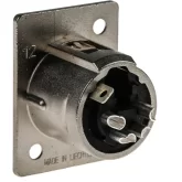 Neutrik NC4FP-1 Панельный разъем XLR female 4 контакта