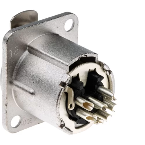 Neutrik NC7FD-LX Панельный разъем XLR female с дополнительной защитой от RF помех