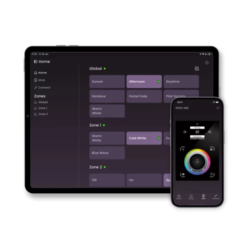 Nicolaudie Architectural NATOUCH-4 Настенный сенсорный контроллер для управления DINA или STICK