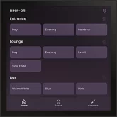 Nicolaudie Architectural NATOUCH-4 Настенный сенсорный контроллер для управления DINA или STICK