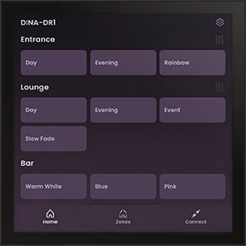 Nicolaudie Architectural NATOUCH-4 Настенный сенсорный контроллер для управления DINA или STICK