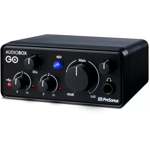 PreSonus AudioBox GO Аудиоинтерфейс USB, 2x2
