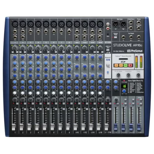 PreSonus StudioLive AR16C 16-канальный микшер, FX, MP3, Bluetooth, REC