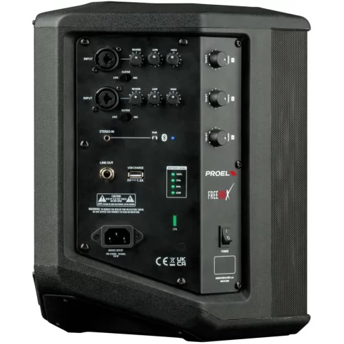 Proel FREEONEX Портативная АС, 400 Вт., 6"+3х2", Bluetooth