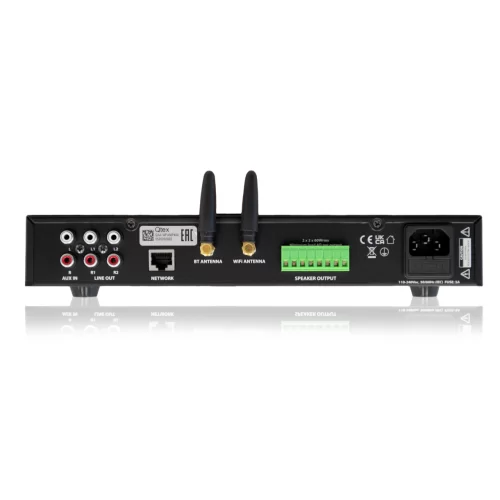 Qtex QAA WFAMP460 Микшер-усилитель, 4х60 Вт., 4 Ом., MP3, Wi-Fi, Bluetooth
