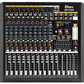 Qtex QAP MSQ12 12-канальный микшер, FX, MP3