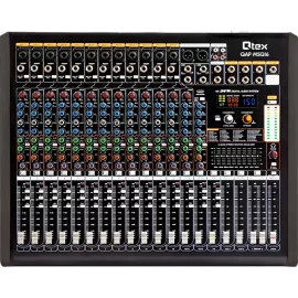 Qtex QAP MSQ16 16-канальный микшер, FX, MP3