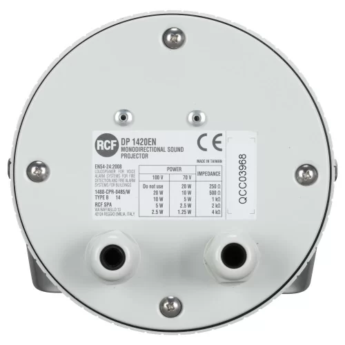 RCF DP 1420EN Звуковой прожектор, 20 Вт., 5", IP66