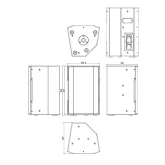 RFIntell HD10 Пассивная АС, 350 Вт., 10"