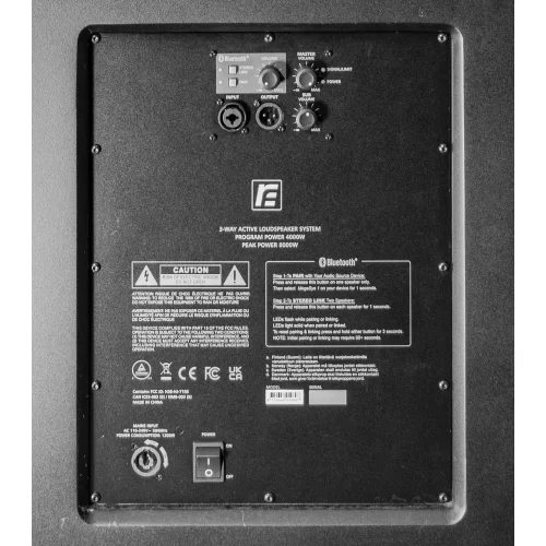 RFIntell L415A Активная АС, 4000 Вт., 15"+12х3,5", Bluetooth