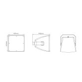 RFIntell MQ-12CP Всепогодная АС, 12", 300 Вт., IP 56