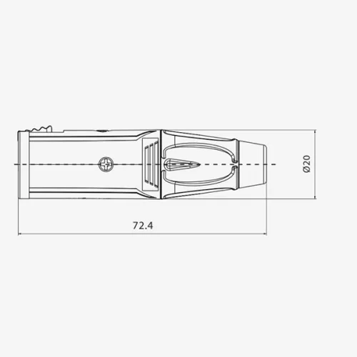 Roxtone RJ3FP-BG Разъем, 6,3мм. Стерео Jack мама