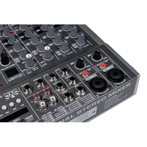 SVS Audiotechnik AM-8 DSP 8-канальный микшерный пульт, DSP эффекты, MP3, Bluetooth