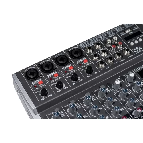 SVS Audiotechnik AM-8 DSP 8-канальный микшерный пульт, DSP эффекты, MP3, Bluetooth