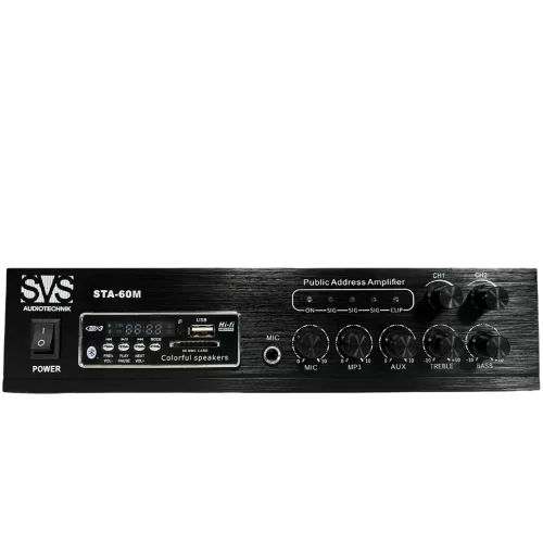 SVS Audiotechnik STA-60M Трансляционный микшер-усилитель, 60 Вт., МР3, FM, Bluetooth