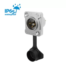 Seetronic J3F2C-W Разъем cannon (XLR) панельный папа 3-х контактный, IP65