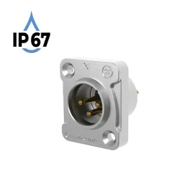Seetronic J3F2C-W-67 Разъем Cannon (XLR) панельный, папа, 3-х контактный, IP67