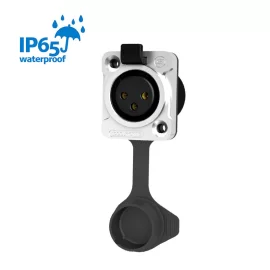 Seetronic K3F2C-W Разъем cannon (XLR) панельный мама 3-х контактный, IP65