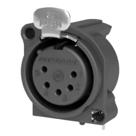 Seetronic SCBDF5-H Панельный разъём XLR мама, 5pin