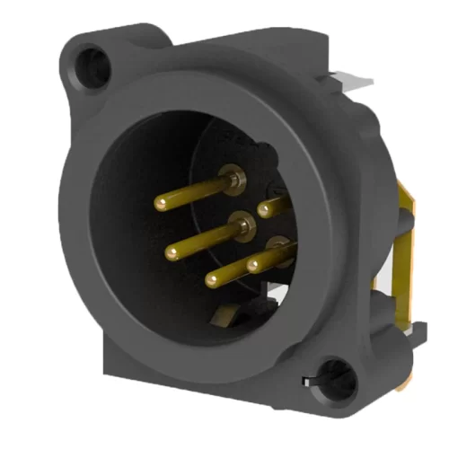 Seetronic SCBDM5-H Панельный разъём XLR папа, 5pin