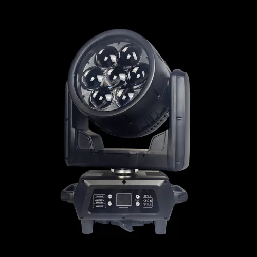 Show Glow SG760WASHIPBE Вращающаяся голова Wash, 7x60 Вт.+ 12х3 Вт., RGBW, IP65