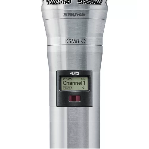 Shure ADX2/K8N Цифровой ручной передатчик с капсюлем KSM8
