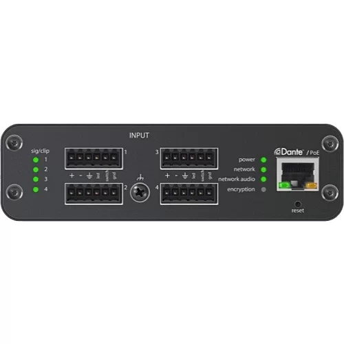 Shure ANI4IN-BLOCK Аудиоинтерфейс Dante, 4x0
