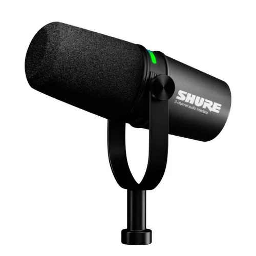 Shure MV7I студийный динамический микрофон со встроенным аудиоинтерфейсом