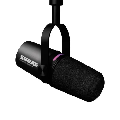 Shure MV7I студийный динамический микрофон со встроенным аудиоинтерфейсом