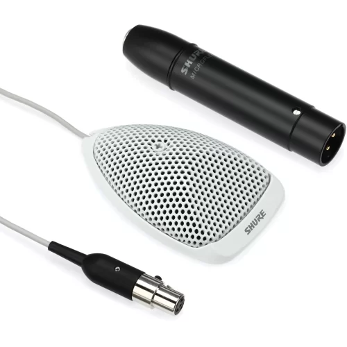 Shure MX391W-A/C Микрофон граничного слоя конденсаторный кардиоидный