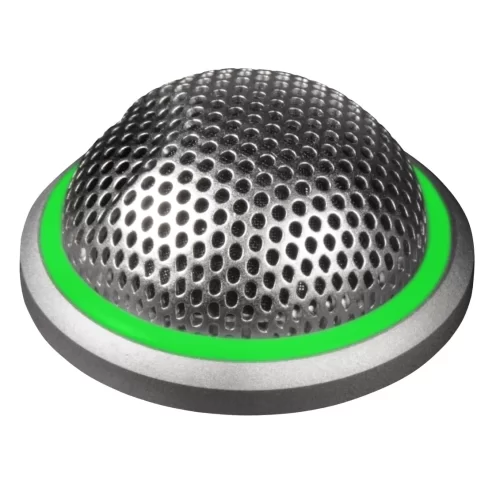 Shure MX395AL/C-LED Врезной микрофон в алюминиевой отделке, кардиоидный с LED индикацией