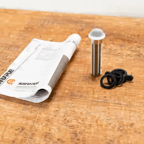 Shure MX395W/C Врезной микрофон в белой отделке, кардиоидный с разъемом XLR