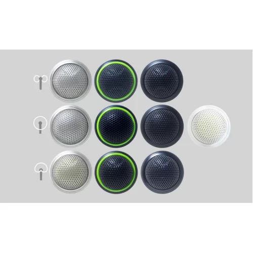 Shure MX395W/C-LED Врезной микрофон, кардиоида