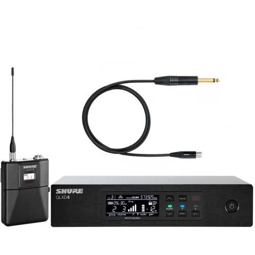 Shure QLXD14E Инструментальная радиосистема с поясным передатчиком