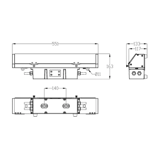 Silver Star SS5421TCT AuroLITE 80 WHITE IP (TC) Светодиодный заливной светильник, 80W Cold-Warm White