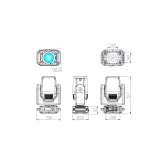Silver Star SS9452SCM BX ONE Вращающаяся голова Beam, 120 Вт. лазер, CMY, IP66