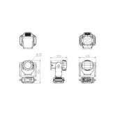 Silver Star SS9452SCM BX ONE Вращающаяся голова Beam, 120 Вт. лазер, CMY, IP66