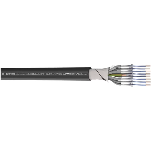 Sommer Cable SC-QUANTUM HIGHFLEX QMC08 (100-0451-08) Кабель мультикорный, 8х2х0.14 мм2