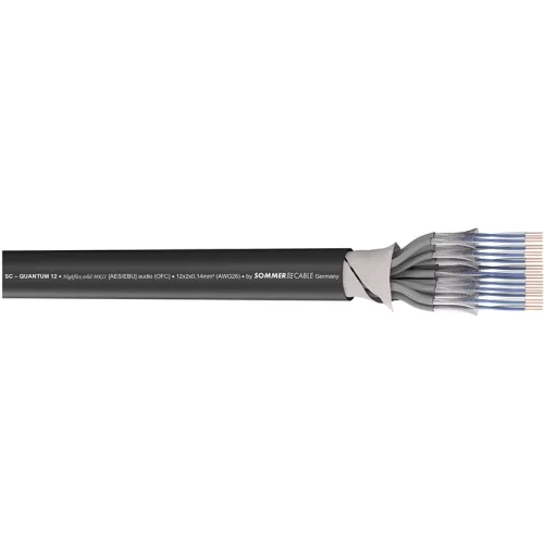 Sommer Cable SC-QUANTUM HIGHFLEX QMC12 (100-0451-12) Кабель мультикорный, 12х2х0,14 мм2
