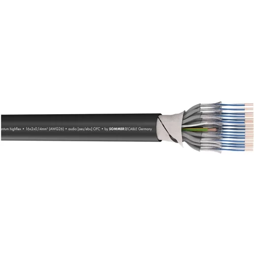 Sommer Cable SC-QUANTUM HIGHFLEX QMC16 (100-0451-16) Кабель мультикорный, 16х2х0,14 мм2