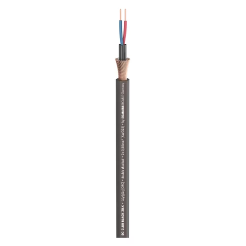 Sommer Cable SC-CLUB BLACK ZILK (200-0711) AES/EBU микрофонный кабель, 2х0,25