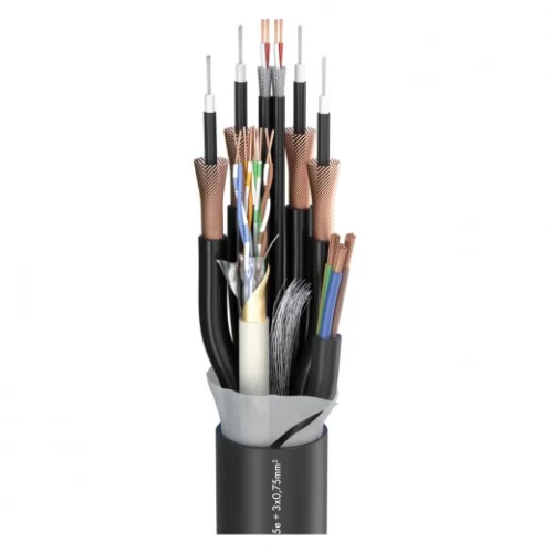 Sommer Cable SC-TRICONE 241P (301-2413) Кабель комбинированный, 2x2x0.14 mm2+3x0.75 mm2+4x2x0,51 mm2+1x0.22 mm2