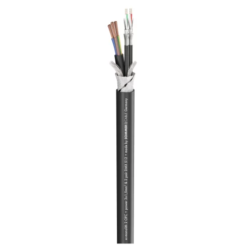 Sommer Cable SC-Monolith POWER DMX2 (500-0051-2) Комбинированный кабель AES/EBU, 3х1,05+2х0,14