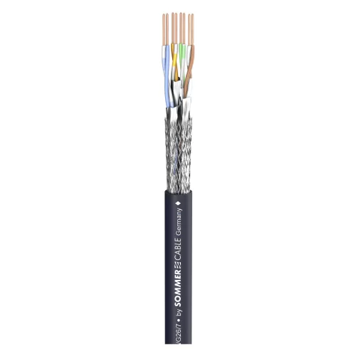 Sommer Cable SC-MERCATOR CAT.6A PVC HIGHFLEX BLK (580-0401) Витая пара, 4х2х0,123 мм2