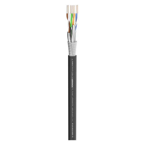 Sommer Cable SC-MERCATOR CAT.6A PVC FLEX BLK (580-1301) Витая пара, 4х2х0,22 мм2