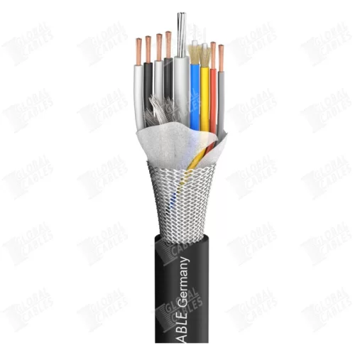 Sommer Cable SC-OCTOPUS HYBRID 224 PUR FRNC (591-2241) Кабель гибридно-оптический SMPTE, 4x0,50 мм²+2x0,22 мм²+2x9/125H