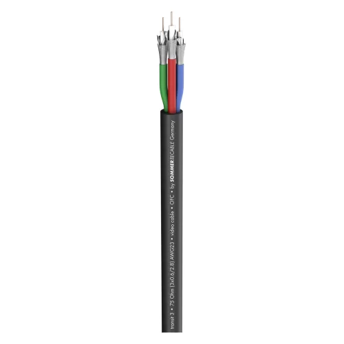 Sommer Cable SC-TRANSIT 3 HD 0.6/2.8 (600-0851-03) Трехканальный видеокабель, 3х1х0,6