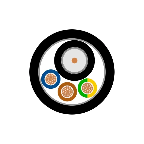 Sommer Cable SC-OBSERVER 1 HD (600-2101) Комбинированный кабель для SDI-сигналов, 1х0,6+3х0,75